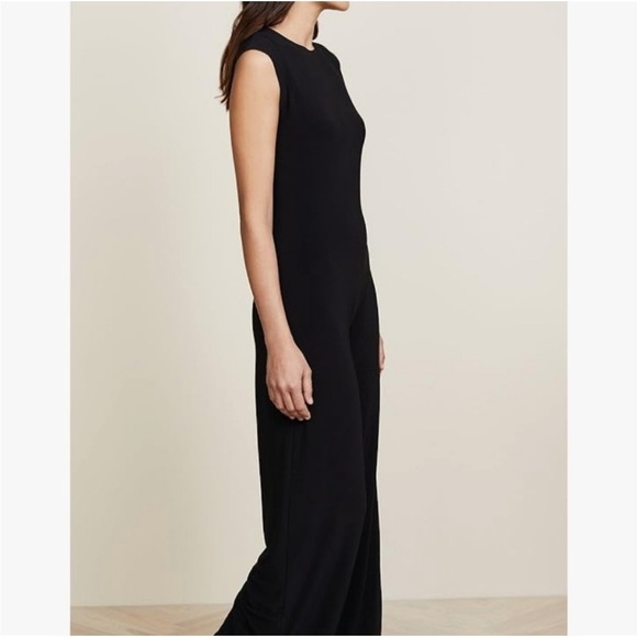 Kamali Kulture size S Black Wide Leg Minimalist Jumpsuit - Picture 2 of 7